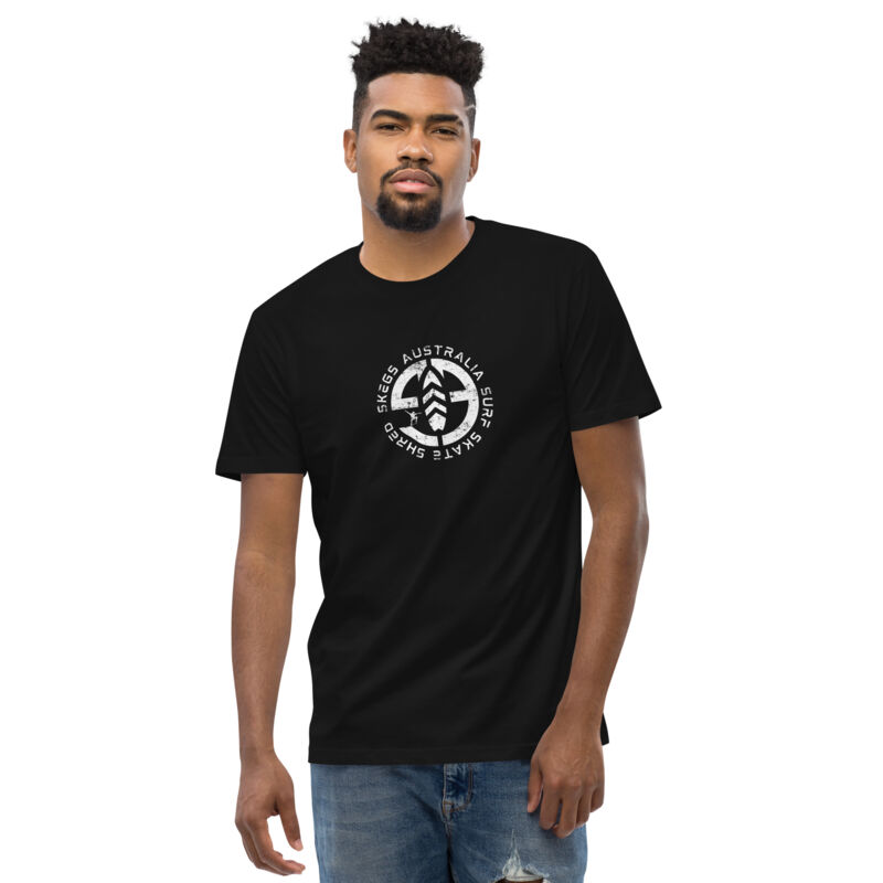 Skegs Australia Surf Skate Shred - White Icon Tee Thumbnail