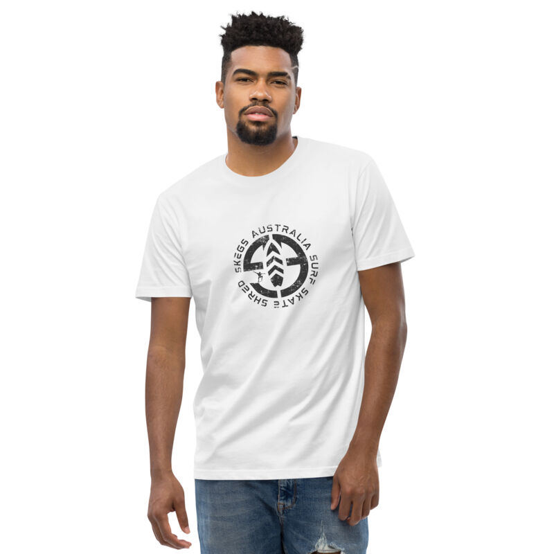 Skegs Australia Surf Skate Shred - Grey Icon Tee  Thumbnail