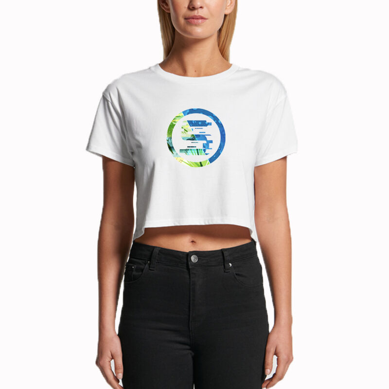 Skegs Tropical Waters - Women's Crop Tee  Thumbnail